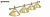 Светильник Alison Bronze 4 плафона